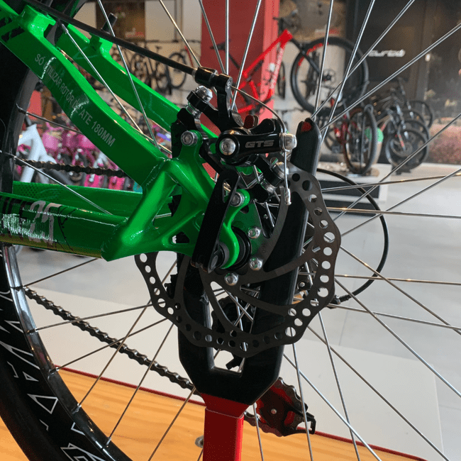Bicicleta Vikingx Tuff 25 Aro 26 Tourney 21v Verde e Azul