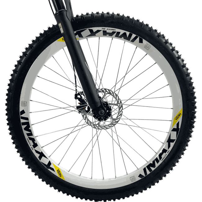 Bicicleta VikingX Tuff 30 Aro 26 Shimano 21v Preto e Verde e Cinza