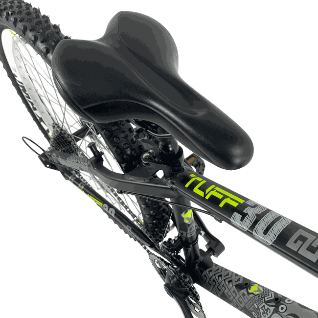 Bicicleta VikingX Tuff 30 Aro 26 Shimano 21v Preto e Verde e Cinza
