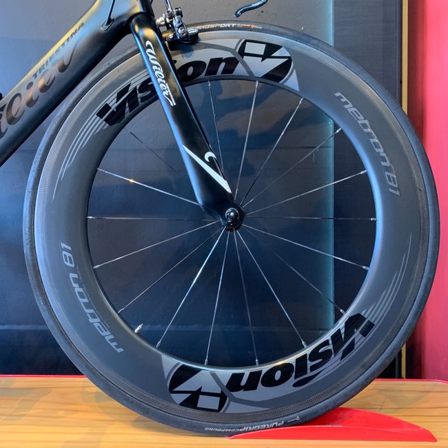 Bicicleta Wilier Triestina Blade Aro 700 105 20v Preto Fosco e Branca - Seminova