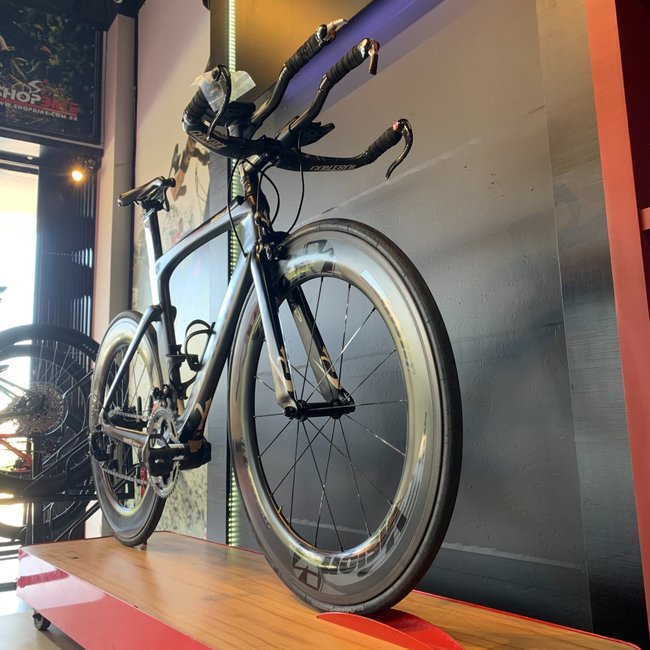 Bicicleta Wilier Triestina Blade Aro 700 105 20v Preto Fosco e Branca - Seminova