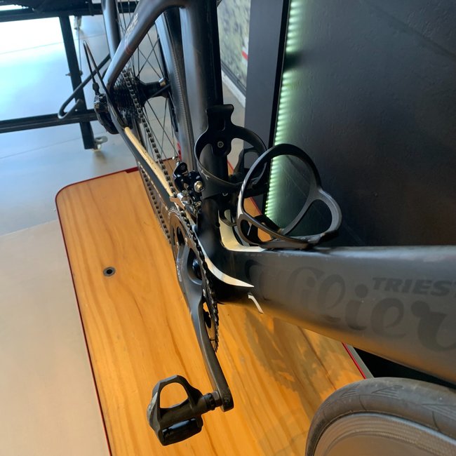 Bicicleta Wilier Triestina Blade Aro 700 105 20v Preto Fosco e Branca - Seminova