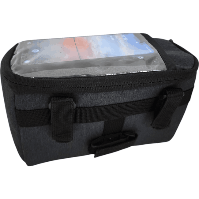 Bolsa De Guidão Elleven 2lt + Protetor Celular Impermeável Com Zíper