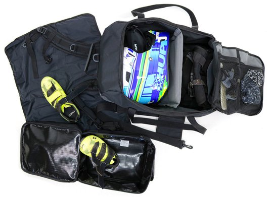Bolsa de Equipamentos Hupi Naked Preto e Cinza