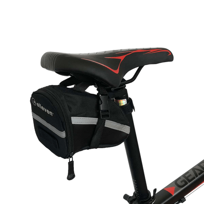 Bolsa de Selim Elleven Preto e Cinza