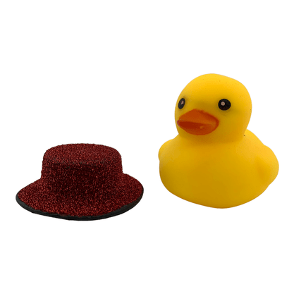 Buzina Pato Amarelo com Chapéu Vermelho
