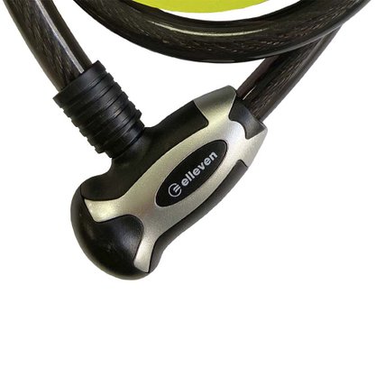 Cadeado Elleven Espiral com Chave 15mm x 1mㅤㅤㅤㅤㅤㅤㅤㅤㅤㅤㅤㅤㅤ