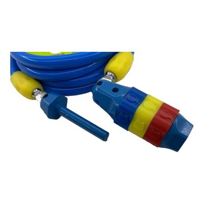 Cadeado Elleven Espiral Infantil Azul 8mm x 1.2m