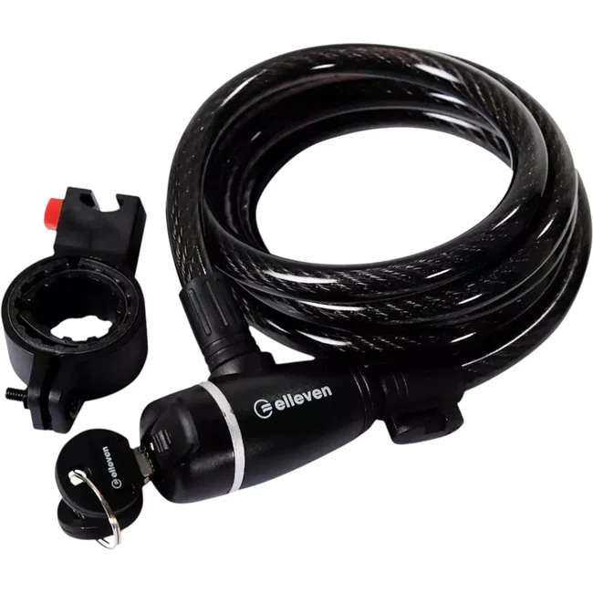 Cadeado Elleven Espiral com Chave 12mm x 1.8mㅤㅤㅤㅤㅤㅤㅤㅤㅤㅤㅤ