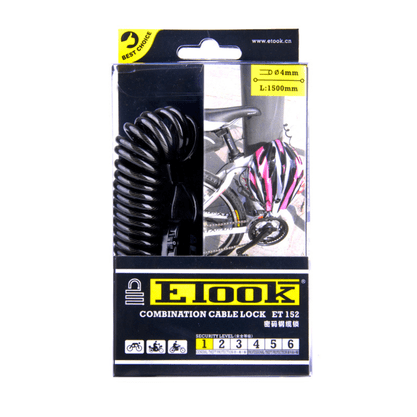 Cadeado Etook com Segredo 4 x 1500mmㅤㅤㅤㅤㅤㅤㅤㅤㅤㅤㅤㅤㅤㅤㅤㅤㅤㅤㅤ