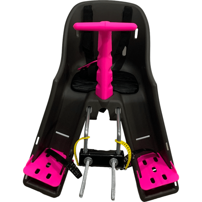 Cadeirinha Dianteira Kalf KF400 Grafite e Rosa