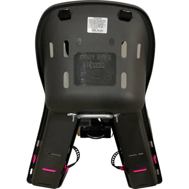 Cadeirinha Dianteira Kalf KF400 Grafite e Rosa