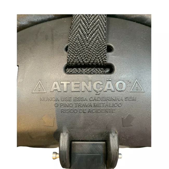 Cadeirinha Traseira Kal KF40 Fum Preta- Seminova