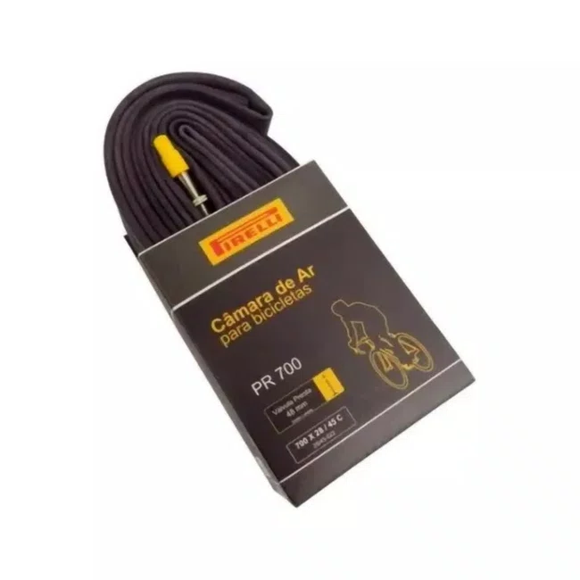 Câmara 700x28 /45c Pirelli 48mm Bico Fino