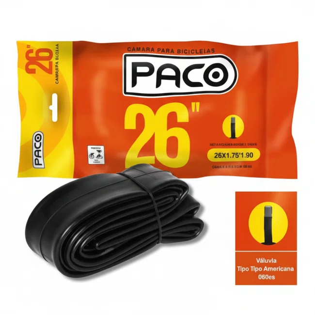 Câmara de Ar Aro 26 Paco Bico Grosso