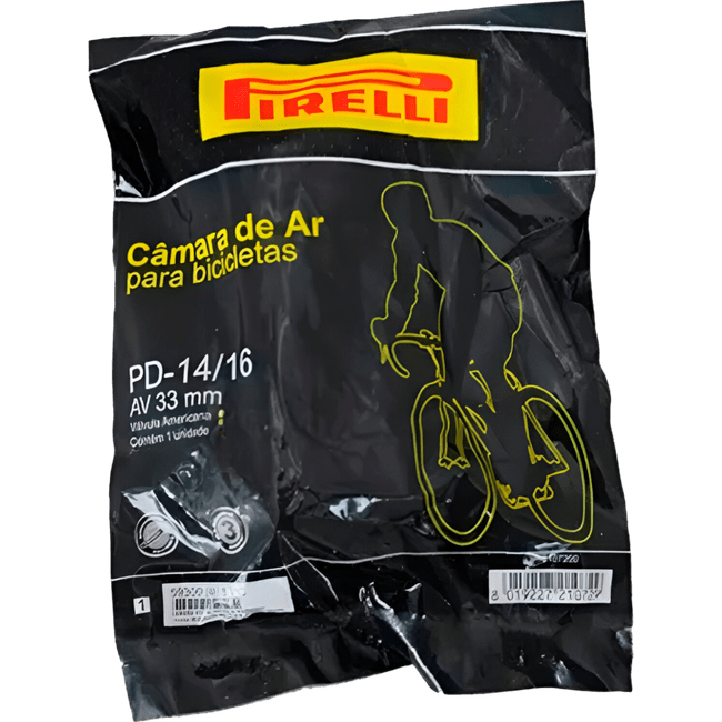 Câmara Pirelli 14/16 x 1.75 PD-14/16 Válvula Schrader