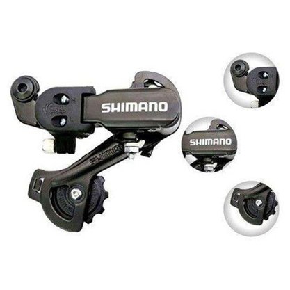 Câmbio Traseiro Shimano Tourney RD-TZ31 6/7 Velocidades sem Gancheira