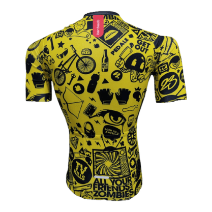 Camisa Barbedo Infantil Saltão Raglan Amarelo