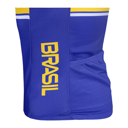 Camisa Barbedo Masculino Raglan Brasil Azul e Verde