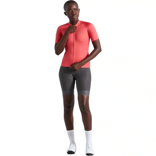 Camisa Ciclismio Specialized SL Air Feminina Manga Curta Coral