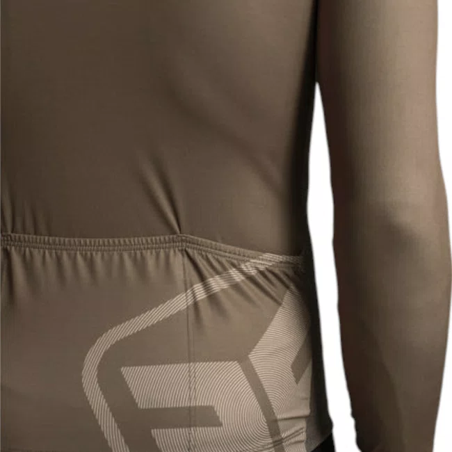 Camisa Ciclismo Free Force Manga Longa Masculina Training Mousse
