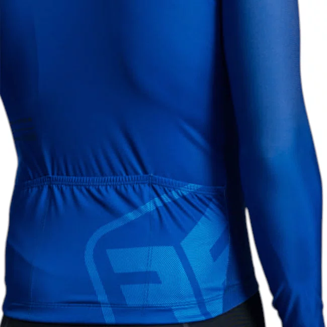 Camisa Ciclismo Free Force Manga Longa Masculina Training Ocean