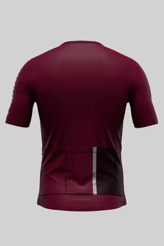 Camisa ciclismo furbo f13 flat vinho