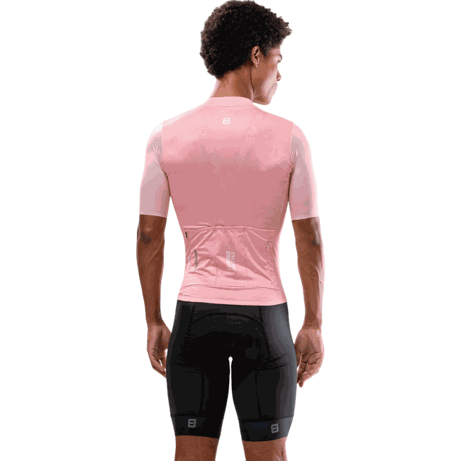 Camisa Ciclismo Jersey Masculina Manga Curta Euro Furbo Rosa