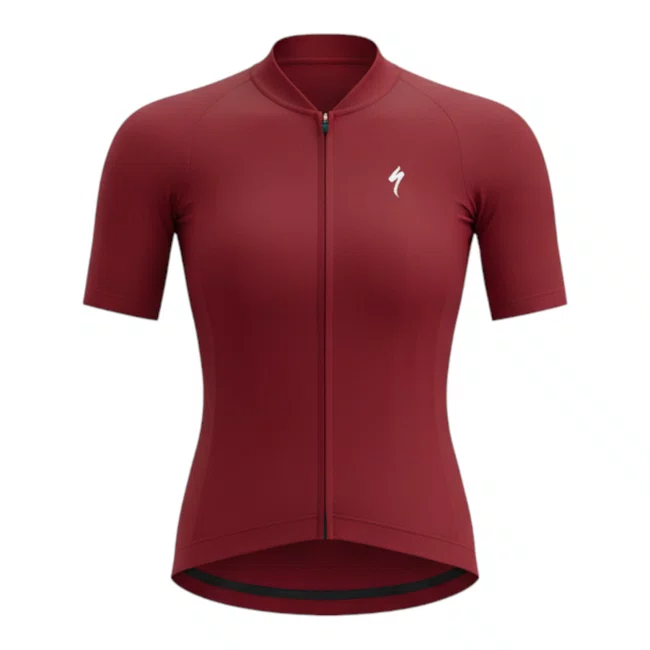 Camisa Ciclismo Specialized SL Air Manga Curta Feminina Bordo