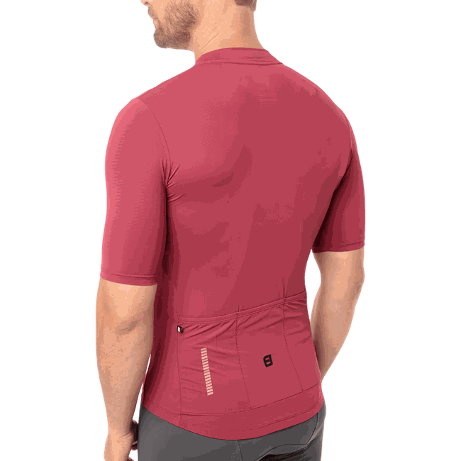 Camisa Ciclismo Unissex Manga Curta Euro Furbo Cherry Bordo