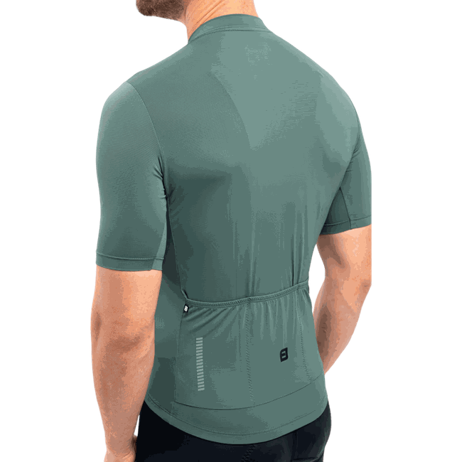 Camisa Ciclismo Unissex Manga Curta Euro Furbo Verde Militar