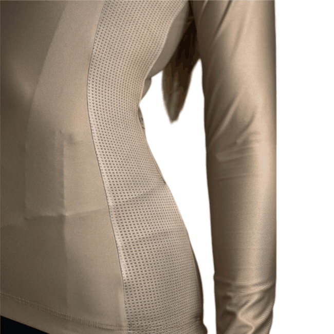 Camisa Free Force Feminina Training Marrom e Bege