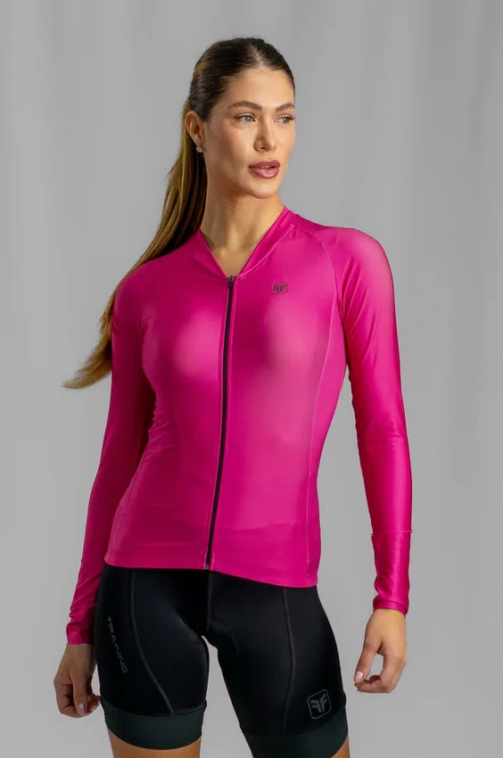Camisa freeforce radar basic manga longa rosa