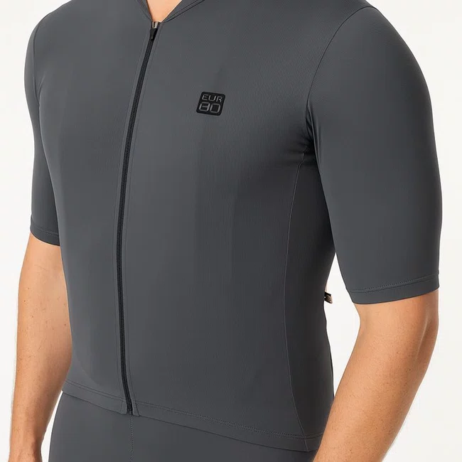 Camisa Furbo Unissex Manga Curta Grigio Cinza