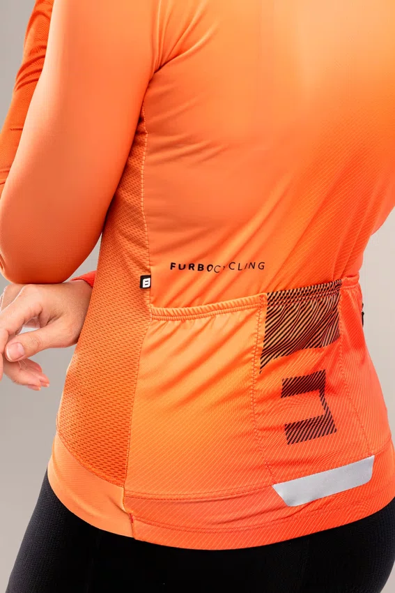 Camisa Jersey Donna Ragazza Manga Longa Feminina Apricot
