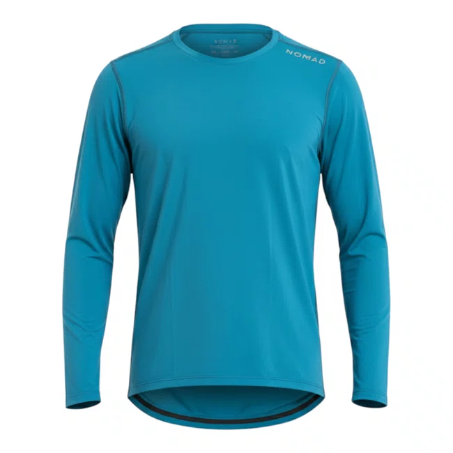 Camisa Nomad BTO Manga Longa Masculina Azul Petroleoㅤㅤㅤ