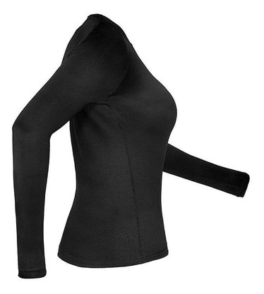 Camisa Segunda Pele Curtlo Thermo Skin Feminina Preta