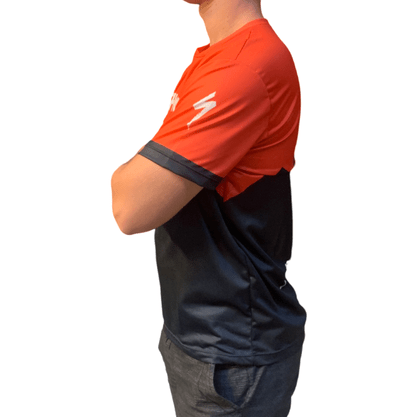 Camisa Shopbike Casual Enduro Preto e Vermelho
