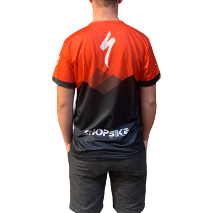 Camisa Shopbike Casual Enduro Preto e Vermelho