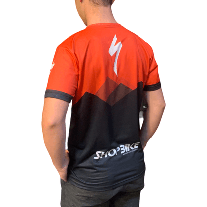 Camisa Shopbike Casual Enduro Preto e Vermelho