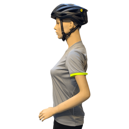 Camisa Specialized RBX Sport Manga Curta Feminina Cinza e Amarelo