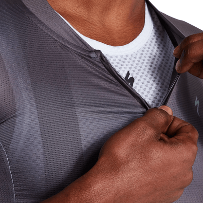Camisa Specialized SL Race Logo Masculina Cinza Escuro