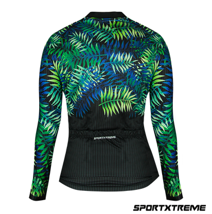 Camisa SportXtreme Manga Longa Mavi Feminino Preto e Verde