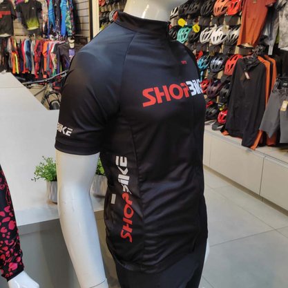 Camisa Sport Xtreme Shop Bike Sport Preto e Vermelho