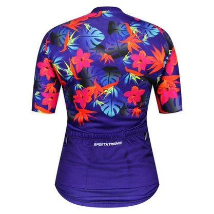 Camisa Sport Xtreme Slim California Feminino Azul e Laranja