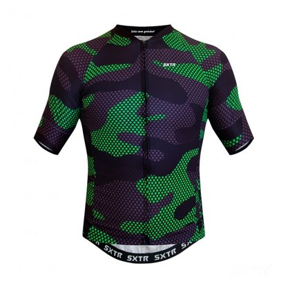 Camisa Sport Xtreme Slim Cargo Preto e Verde