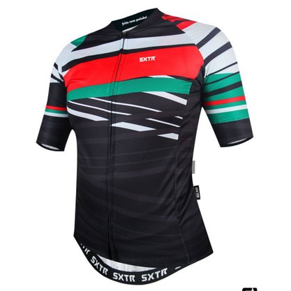 Camisa Sport Xtreme Slim Italia Unissex Preto e Verde