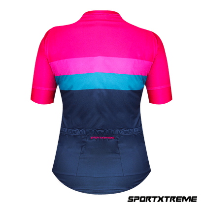 Camisa Sport Xtreme Slim Livade Feminino Rosa e Azul