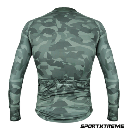 Camisa SportXtreme Slim Manga Longa Army Masculino Verde