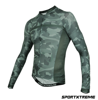 Camisa SportXtreme Slim Manga Longa Army Masculino Verde